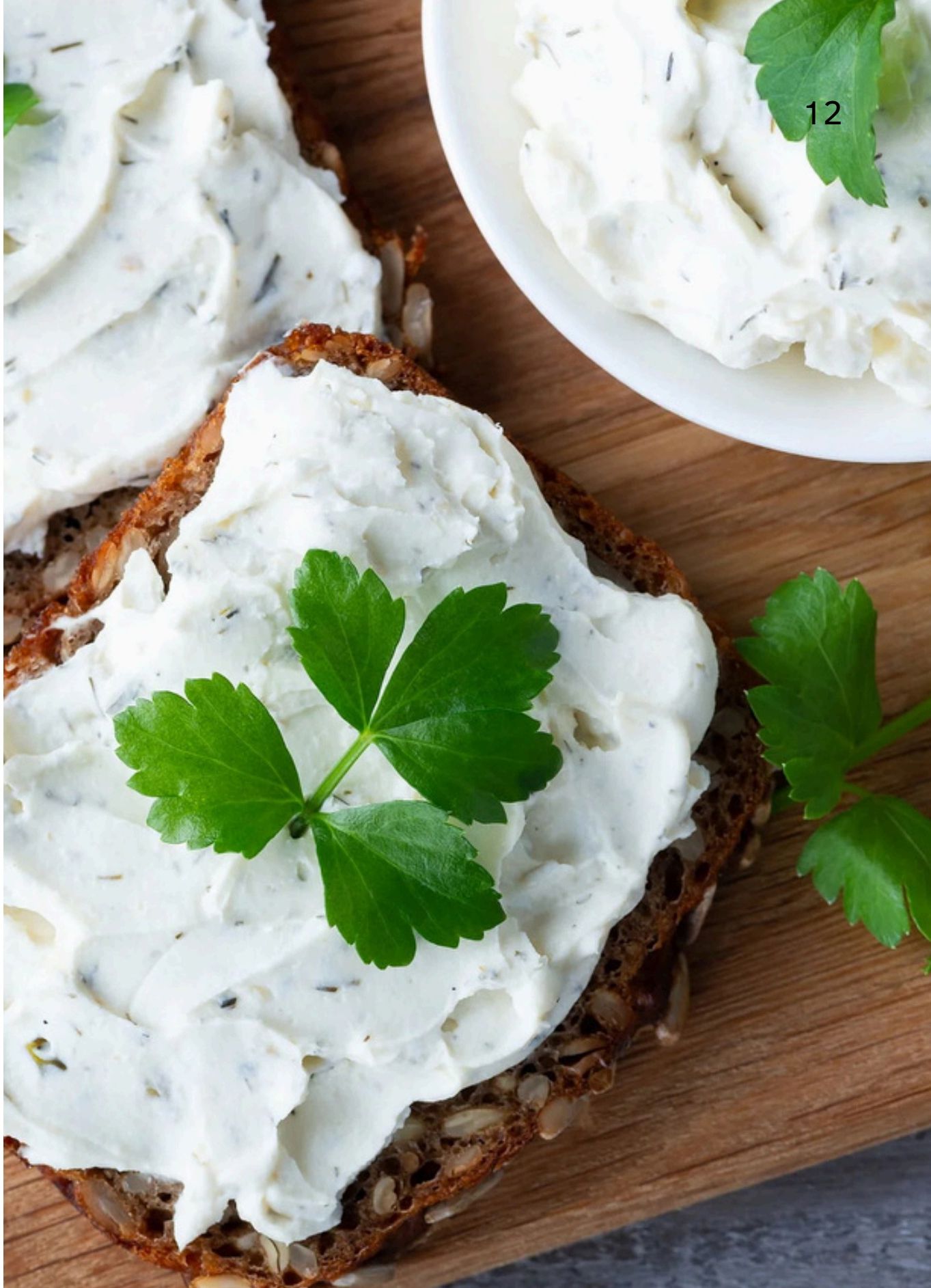 Mousse de Ricota com Ervas
