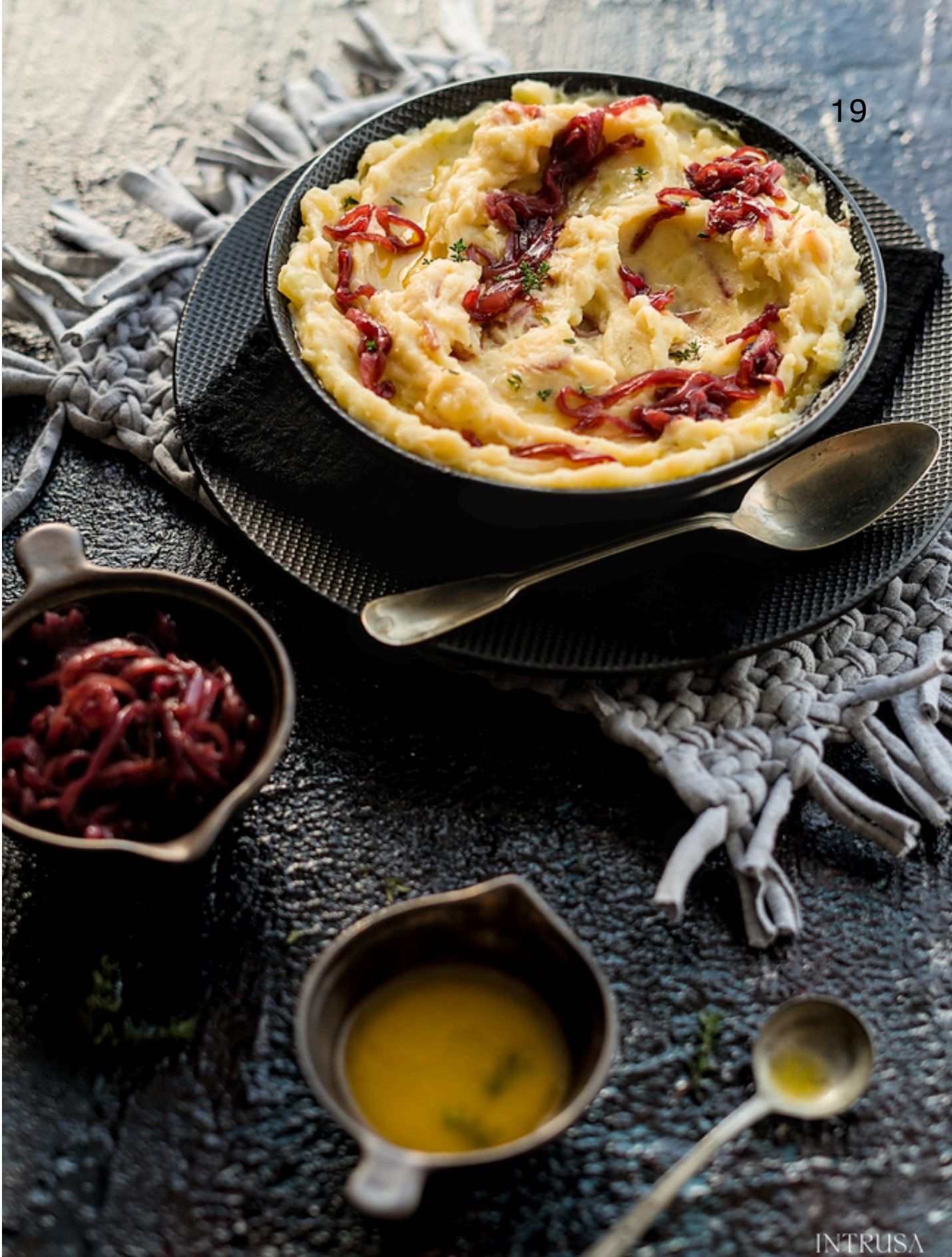 Patê de Batata com Cebola Caramelizada